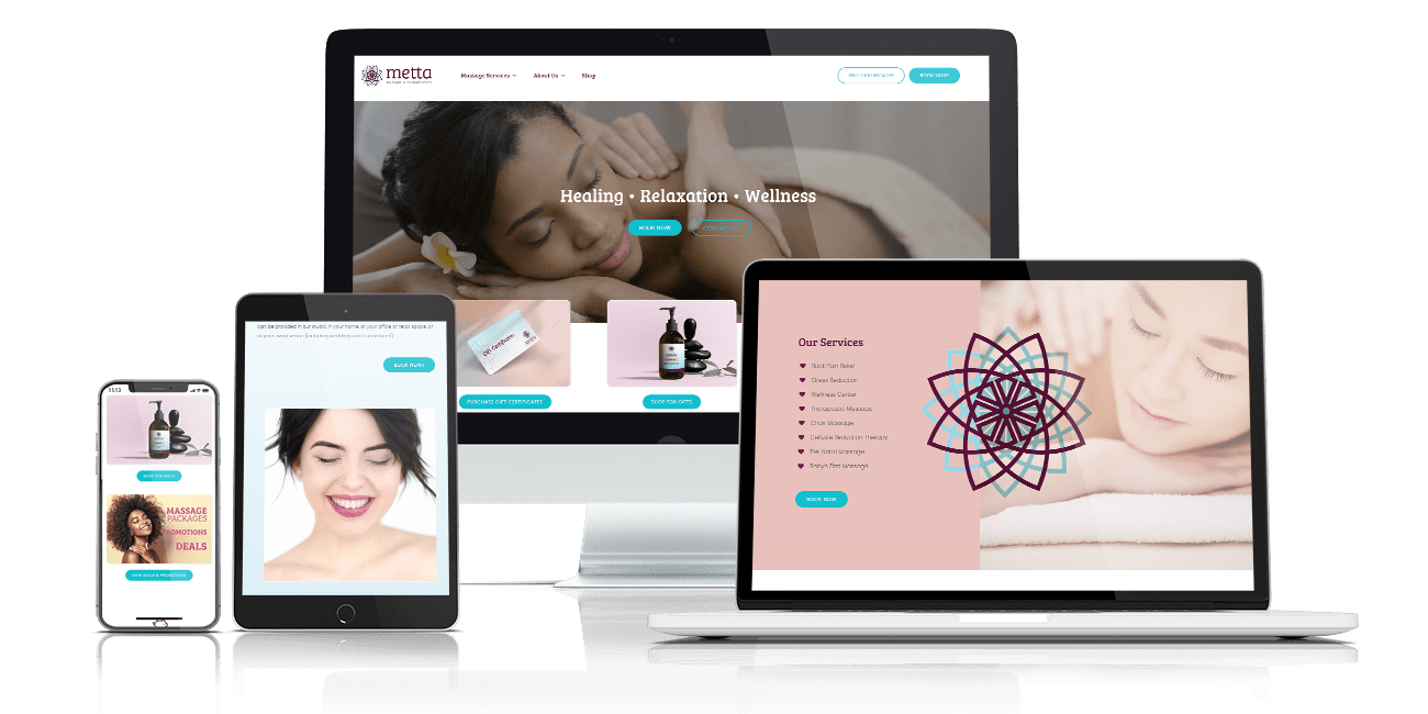 Metta Massage & Therapeutics Rebranding - Joanna Designs