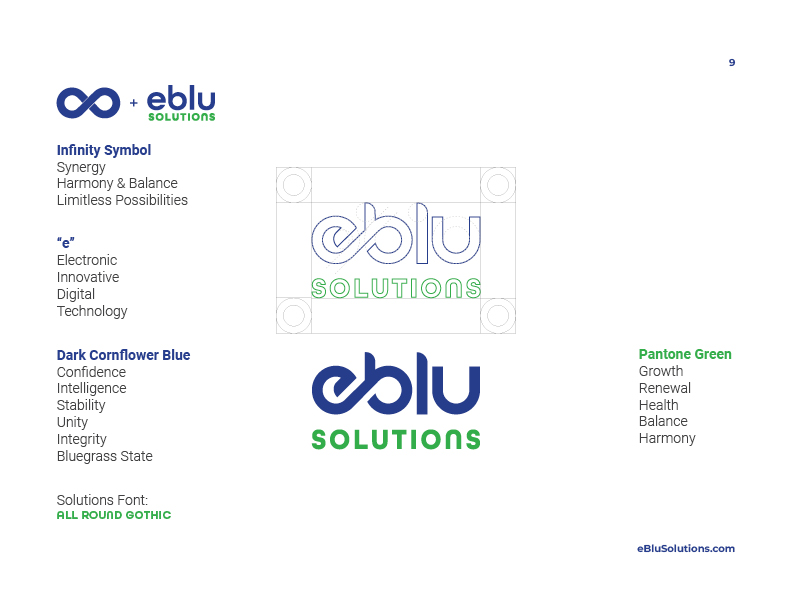 eBlu Solutions - Brand Guidelines - Joanna Davis