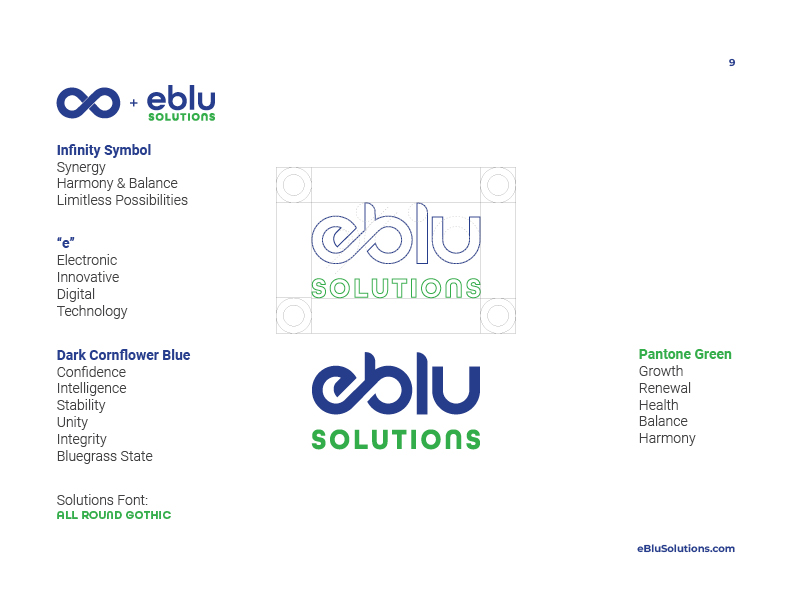eBlu-Brand-Guidelines eBlu Solutions - Brand Guidelines - Joanna Davis