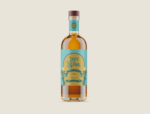 Left Bank Gin Label Design